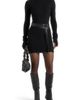 Manière De Voir Manière De Voir Kalia Roll Neck Knitted Mini Dress With Belt - 3