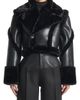 Manière De Voir Manière De Voir Kena Leather & Plush 2-in-1 Gilet Jacket - 1