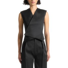 Manière De Voir Manière De Voir Laurence Sateen Wrap Waistcoat
