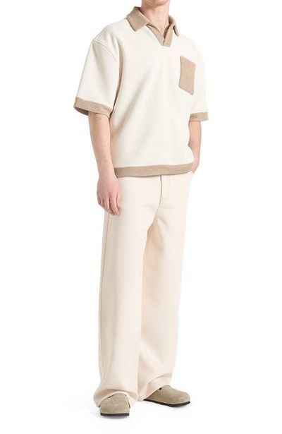Manière De Voir Manière De Voir Lazare Wide Leg Twill Jeans