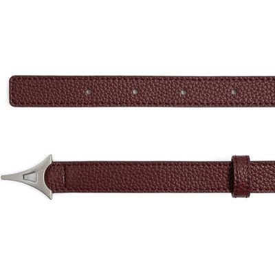 Manière De Voir Manière De Voir Leonie Eiffel Slim Leather Belt