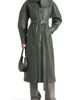 Manière De Voir Manière De Voir Leyna Ostrich Hourglass Belted Coat - 1