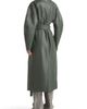 Manière De Voir Manière De Voir Leyna Ostrich Hourglass Belted Coat - 4