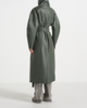Manière De Voir Manière De Voir Leyna Ostrich Hourglass Belted Coat - 5