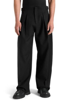 Manière De Voir Manière De Voir Lior Box Pleat Wide Leg Trousers