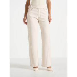 Manière De Voir Manière De Voir Loane Twist Leg Jeans With Waist Adjuster