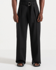 Manière De Voir Manière De Voir Loic Wide Leg Tailored Trousers With Belt - 1