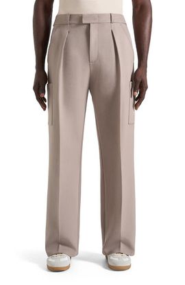 Manière De Voir Manière De Voir Luca Relaxed Fit Pleated Pocket Trousers