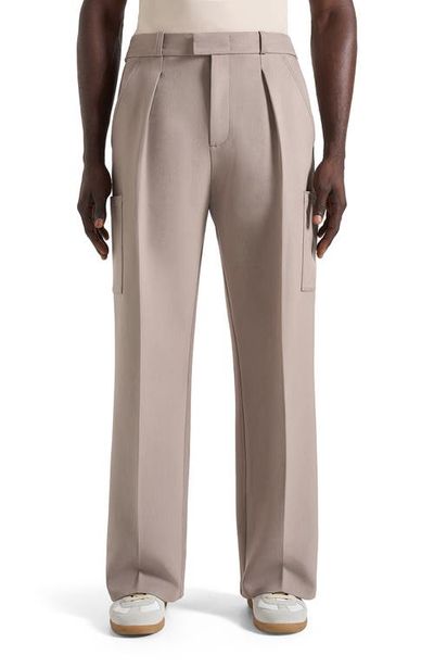Manière De Voir Manière De Voir Luca Relaxed Fit Pleated Pocket Trousers