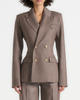 Manière De Voir Manière De Voir Maia Structured Pinstripe Blazer - 1