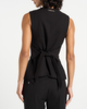 Manière De Voir Manière De Voir Maisie Tailored Crew Neck Cinch Waistcoat - 5