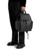 Manière De Voir Manière De Voir Maloe Pebbled Leather Eiffel Clasp Backpack - 1