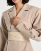Manière De Voir Manière De Voir Marie Twist Sleeve Blazer with Belt - 4