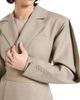 Manière De Voir Manière De Voir Marie Twist Sleeve Tailored Blazer with Belt - 2