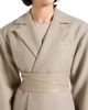 Manière De Voir Manière De Voir Marie Twist Sleeve Tailored Blazer with Belt - 3