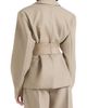 Manière De Voir Manière De Voir Marie Twist Sleeve Tailored Blazer with Belt - 5