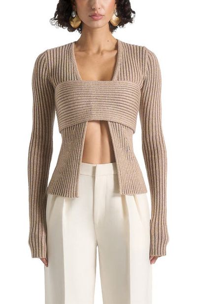 Manière De Voir Manière De Voir Marisa 2-In-1 Knit Bandeau Cardigan