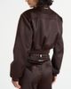Manière De Voir Manière De Voir Monique Satin Wide Shoulder Bomber Jacket - 2