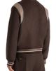Manière De Voir Manière De Voir Nico Contrast Wool Varsity Jacket - 3