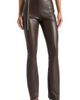 Manière De Voir Manière De Voir Ninon Leather Fit And Flare Leggings With Chain - 1