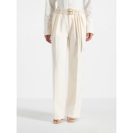 Manière De Voir Manière De Voir Pascale Wide Leg Trousers With Double Belt