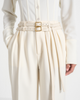 Manière De Voir Manière De Voir Pascale Wide Leg Trousers With Double Belt - 4