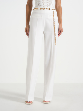 Manière De Voir Manière De Voir Perrine Tailored Trousers With Rope Belt Detail