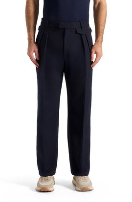 Manière De Voir Manière De Voir Pierre Relaxed Fit Pleated Tailored Trousers
