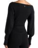 Manière De Voir Manière De Voir Raya Off Shoulder Knitted Playsuit With Belt - 3