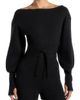 Manière De Voir Manière De Voir Raya Off Shoulder Knitted Playsuit With Belt - 4