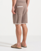 Manière De Voir Manière De Voir Regis Contrast Detail Knit Shorts - 2