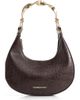 Manière De Voir Manière De Voir Sadie Sculpted Leather Crescent Bag - 1