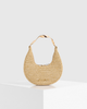 Manière De Voir Manière De Voir Sadie Sculpted Raffia Crescent Bag - 1
