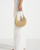 Manière De Voir Manière De Voir Sadie Sculpted Raffia Crescent Bag - 2
