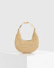 Manière De Voir Manière De Voir Sadie Sculpted Raffia Crescent Bag - 5