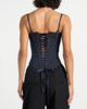 Manière De Voir Manière De Voir Scarlett Denim Lace Up Corset - 4