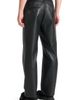 Manière De Voir Manière De Voir Serge Relaxed Fit Leather Pleated Trousers - 2