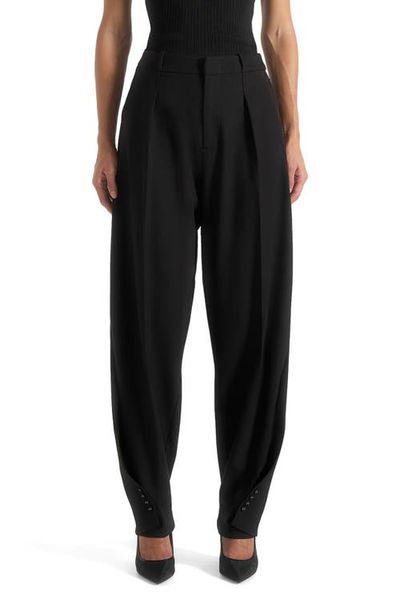 Manière De Voir Manière De Voir Sophie Wool Twist Leg Tailored Trousers