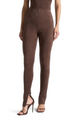 Manière De Voir Manière De Voir Suede Leggings