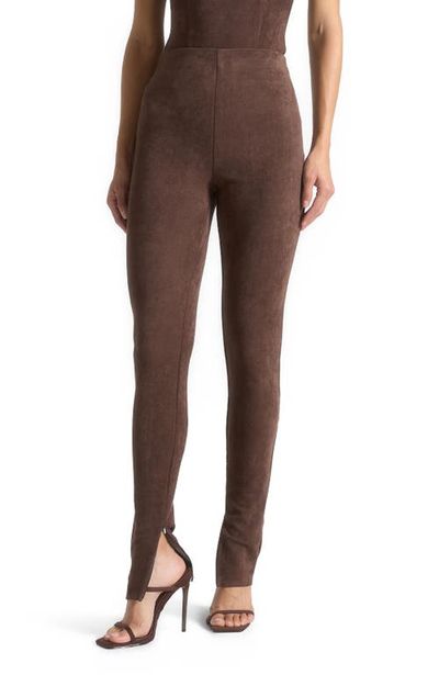 Manière De Voir Manière De Voir Suede Leggings