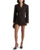 Manière De Voir Manière De Voir Sylvie Oversized Wool Asymmetric Blazer Dress - 1