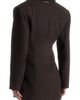 Manière De Voir Manière De Voir Sylvie Oversized Wool Asymmetric Blazer Dress - 3