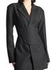 Manière De Voir Manière De Voir Tailored Blazer Dress with Reversible Corset - 1