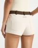 Manière De Voir Manière De Voir Verity Contrast Waist Linen Mini Shorts - 4