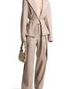 Manière De Voir Manière De Voir Wide Shoulder Tailored Blazer with Twin Belt - 4
