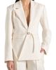 Manière De Voir Manière De Voir Yuna Plunge Tailored Blazer With Belt - 1