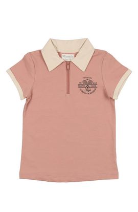 Manière Manière Kids' Half Zip Polo