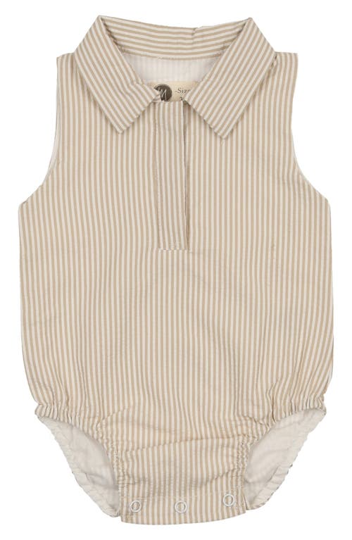 Manière Manière Kids' Seersucker Bodysuit