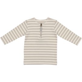 Manière Manière Kids' Stripe Long Sleeve Zip Top