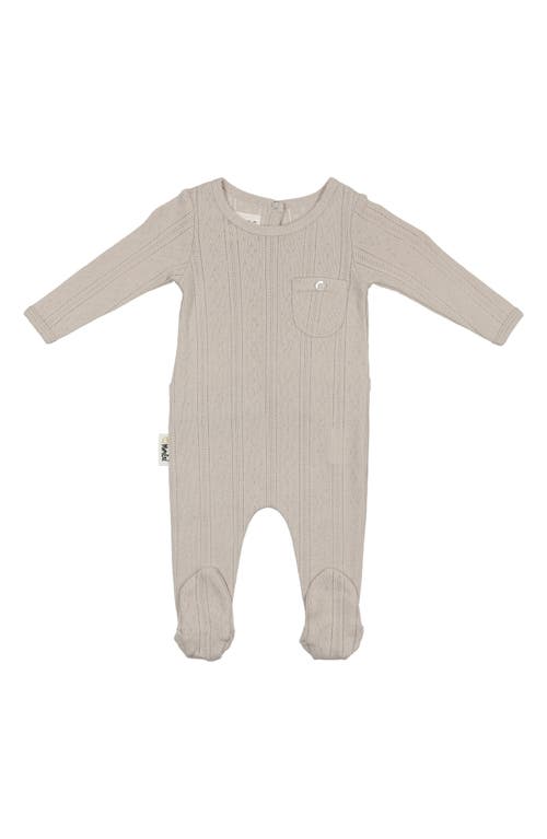 Manière Manière Pocket Pointelle Footie
